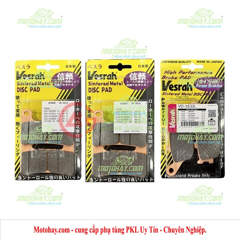 Má phanh Vesrah cho Zx4r-Zx4rr