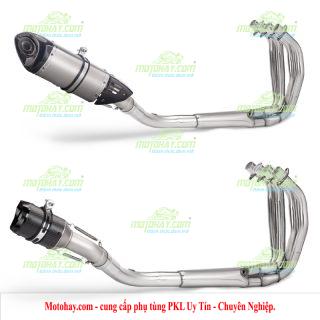 Bộ cổ và pô (ống xả) inox cho Zx4r-Zx4rr