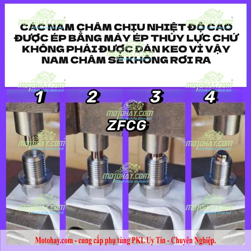 Ốc xả dầu có nam châm Z400 Ninja400 Z650 Ninja650 Z800 Z900 Z1000