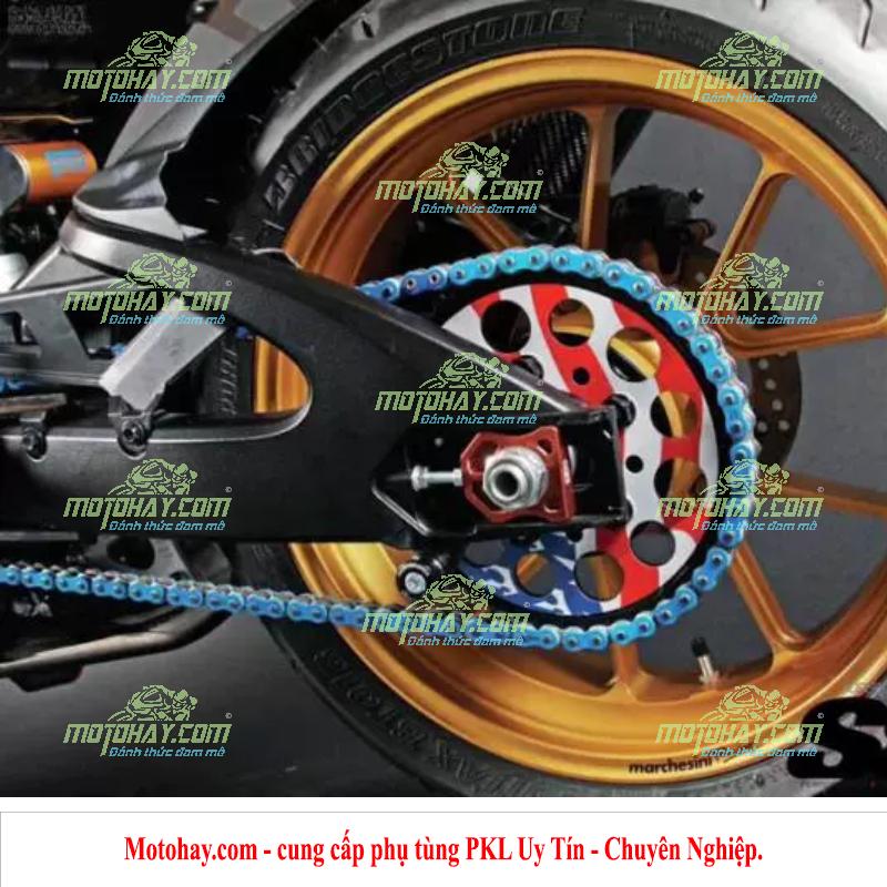 Xích (sên) EK Z900 màu xanh lam