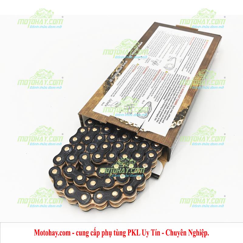 Xích (sên) EK Z900 màu vàng-đen