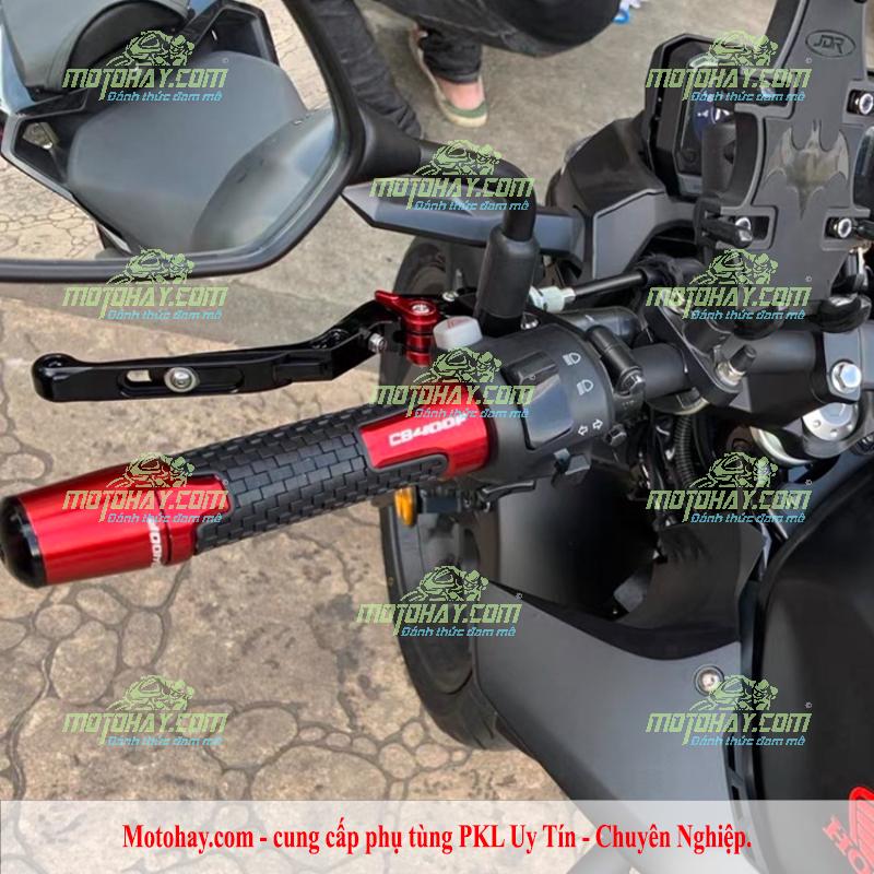 Bao tay-tay côn-tay phanh CNC Ninja500 mầu đỏ