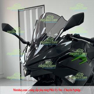 Kính chắn gió độ Ninja500 đen khói