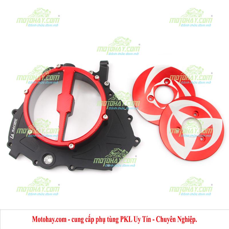 Nắp bưởng côn trong suốt Z400 Ninja400 Z500 Ninja500 mầu đỏ