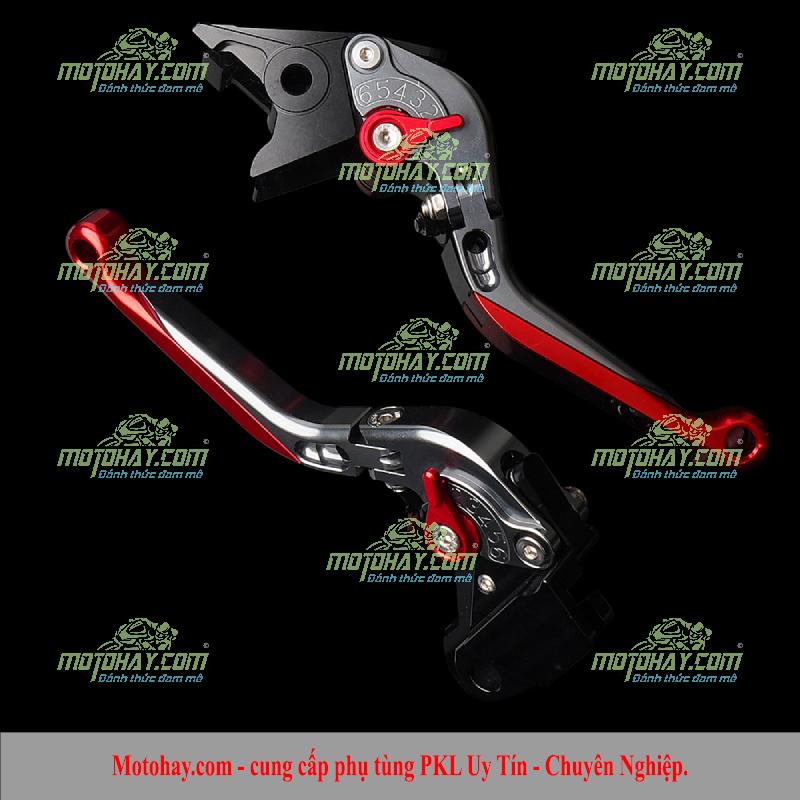 Tay phanh tay côn CNC Z500 Ninja500 mầu đỏ m1