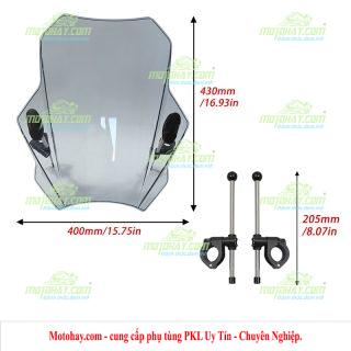 Kính chắn gió độ Eliminator 500 (mẫu 1)