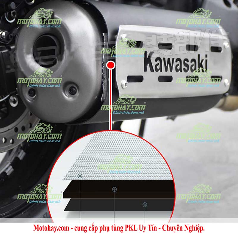 Ốp pô inox chống nóng Eliminator 500