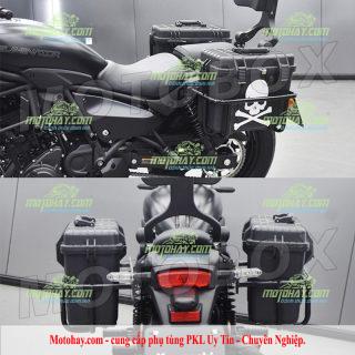 Thùng hông nhựa kèm baga Motobox cho Eliminator 500